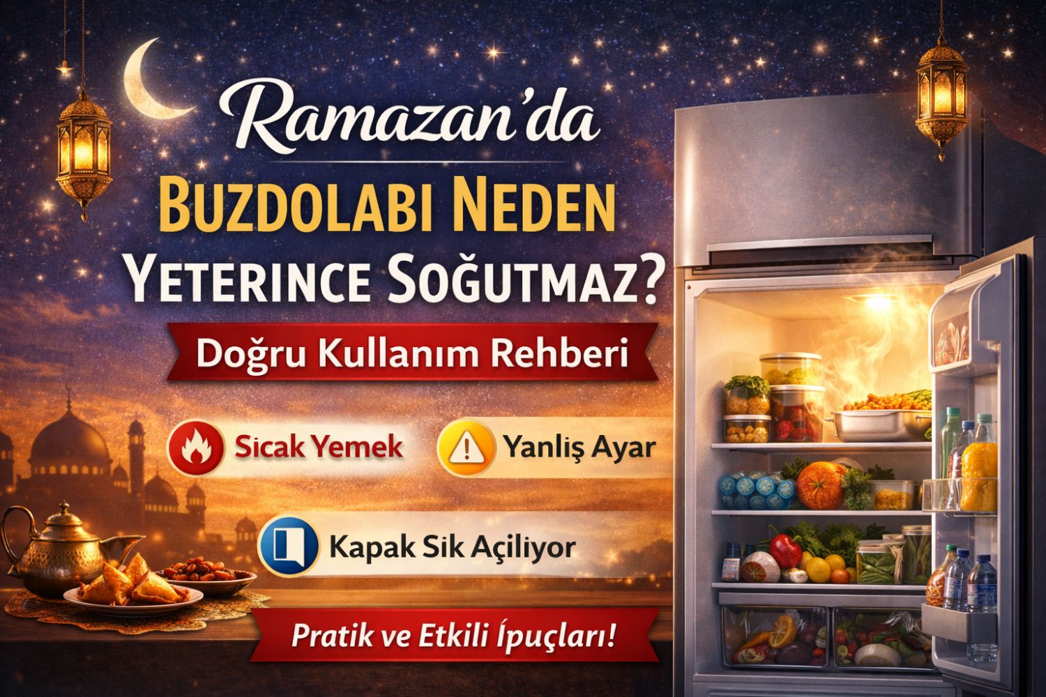 Ramazan’da Buzdolabı Neden Yeterince Soğutmaz? Doğru Kullanım Rehberi