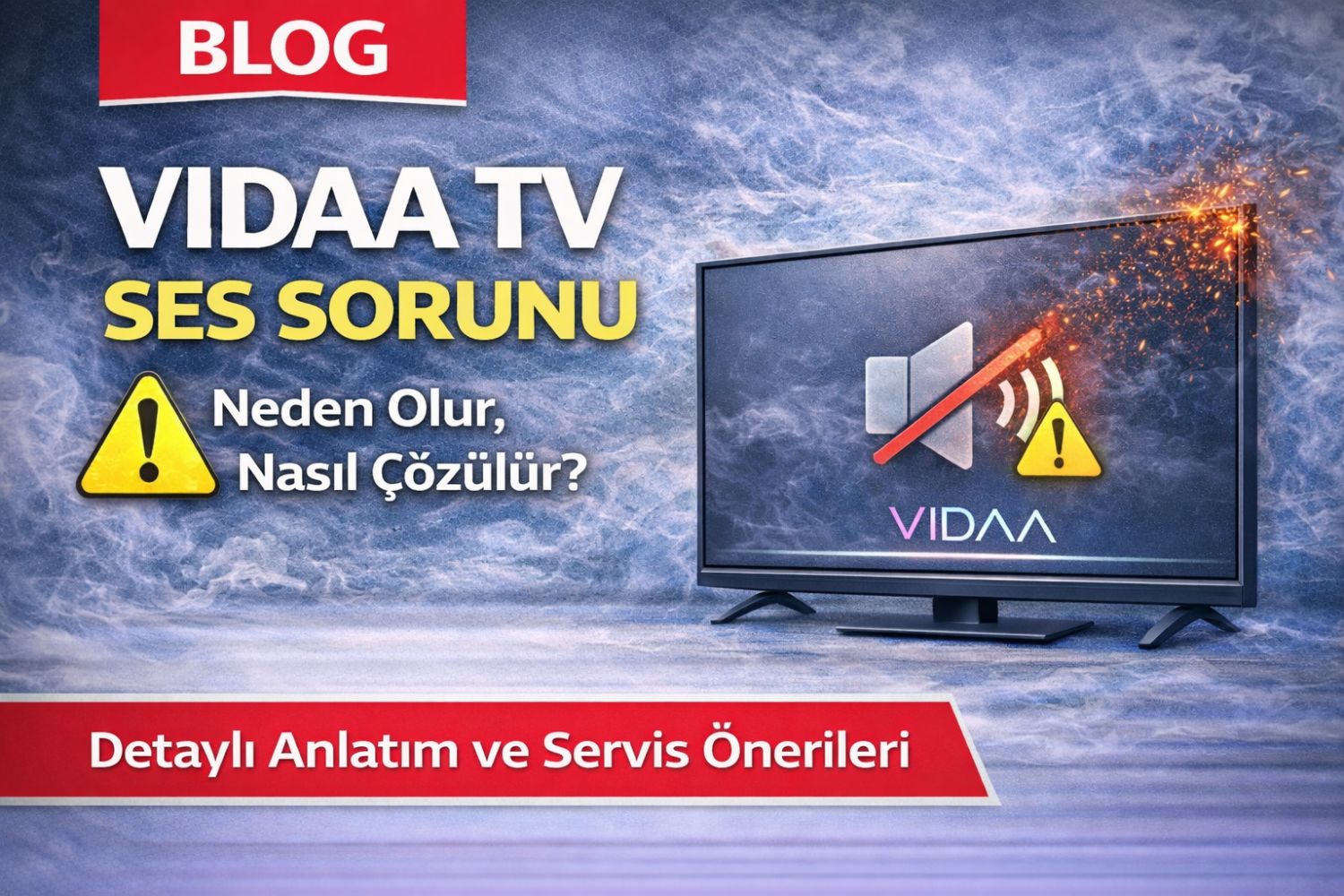 Vestel VIDAA TV Ses Sorunu Neden Olur? Çözüm Yolları ve Servis Önerileri